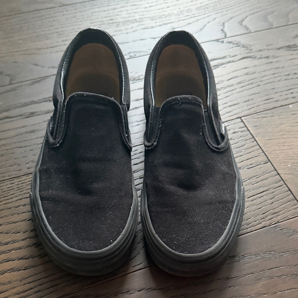 Vans Charcoal Slip-On Sneakers